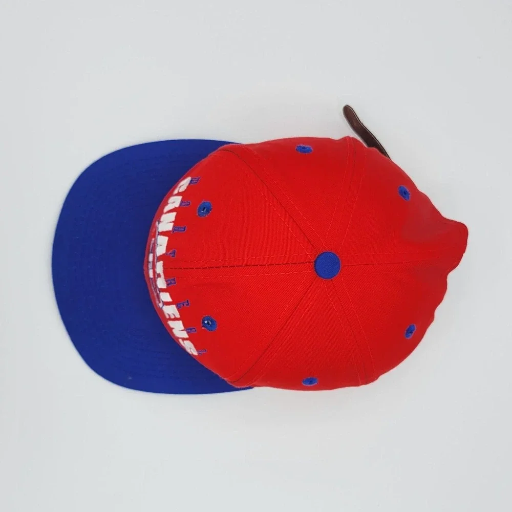 Montreal Canadiens Vintage 90s The Game Strapback Hat - Leather Strap